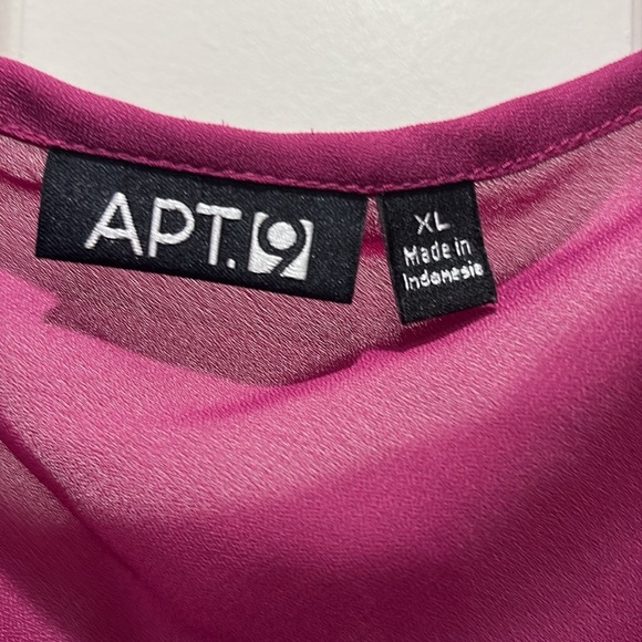 Womens APT. 9 size XL camisole Magenta Wine - Picture 2 of 2